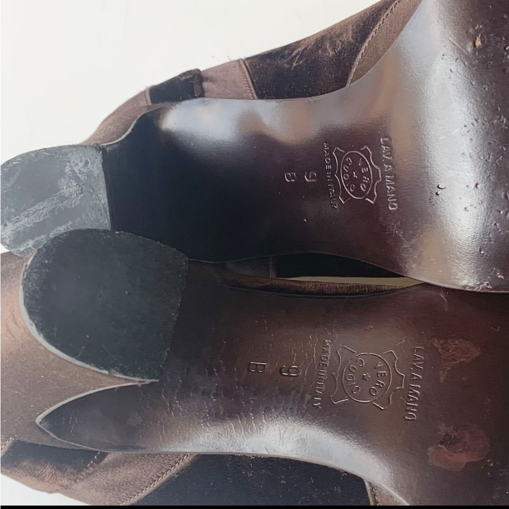 BOTTEGA VENETA Brown satin pump Size 9 - Picture 6 of 9